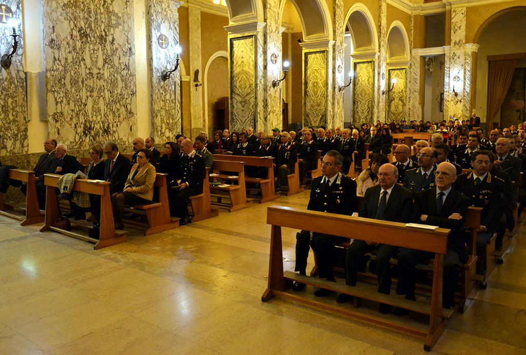 Messa per la patrona dell’Arma dei Carabinieri al duomo di Catanzaro 