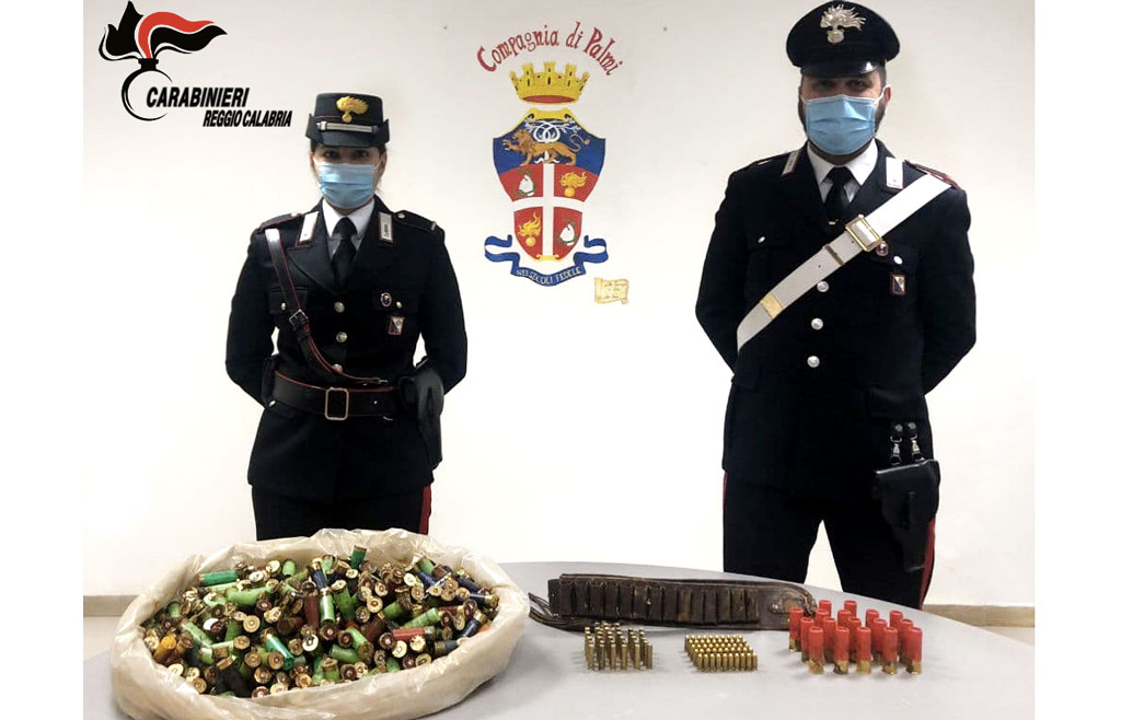 Scoperto deposito clandestino con munizioni per fucili e pistole a Seminara