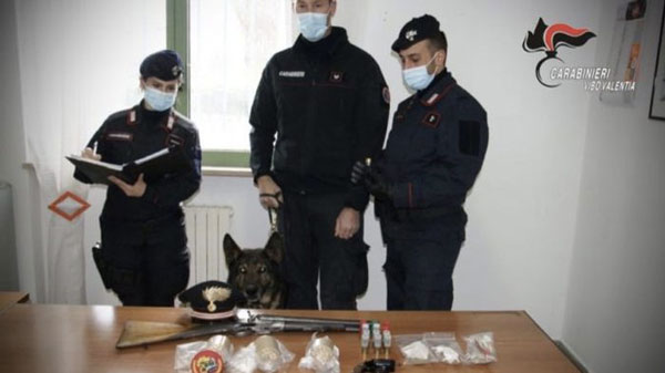 Armi ed esplosivi nascosti in legnaia, arrestato 37enne nel Vibonese