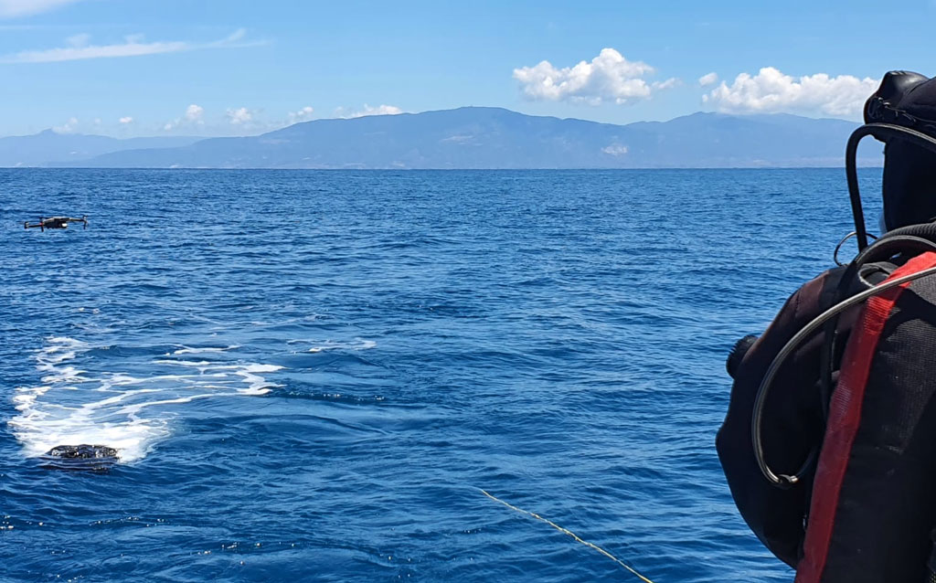Centro Strategia Marina Arpacal collauda nuovi droni e robot sottomarini in Calabria