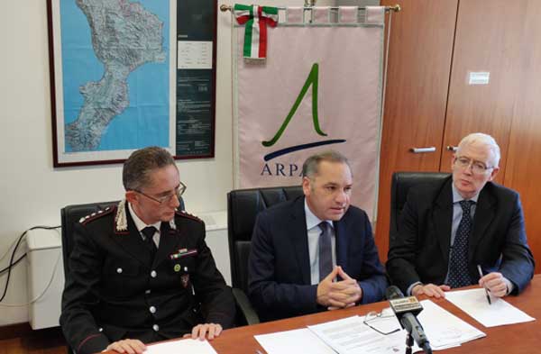 Allertamento meteo: siglato accordo tra Arpacal e comando regionale Carabinieri forestale