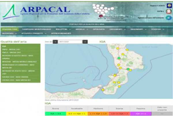 Arpacal: "Report regionale 2020, buona la qualità dell'aria in Calabria"