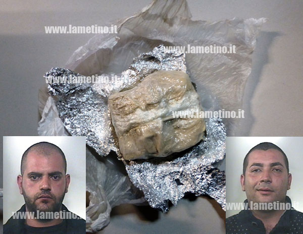 Lamezia: Avevano 250 grammi di eroina, due arresti