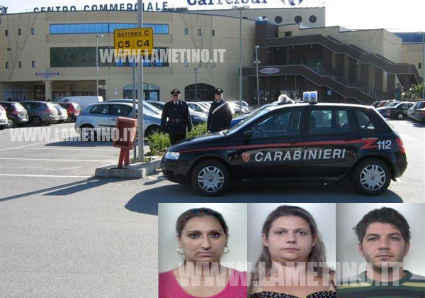 Lamezia: Sgominata banda che rubava in centro commerciale, tre arresti