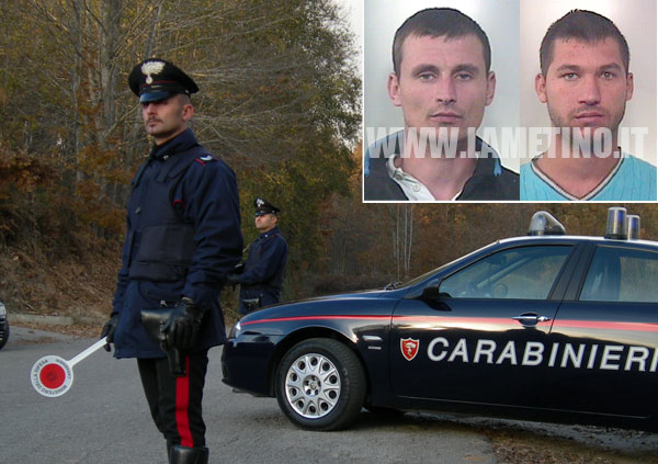 Calabria: Arrestati due rumeni per furto di gasolio in cantiere dell’A3