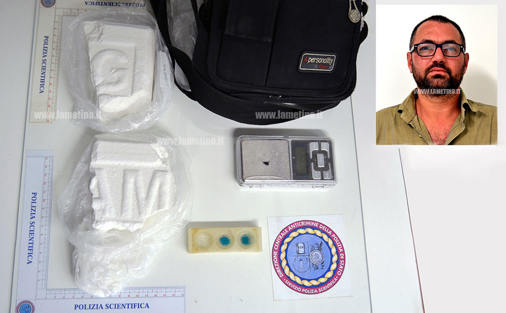 Lamezia: trovato con 667 grammi di cocaina, arrestato 41enne