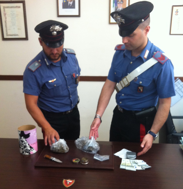 Calabria: Deteneva 100 grammi di marijuana, arrestato dai carabinieri