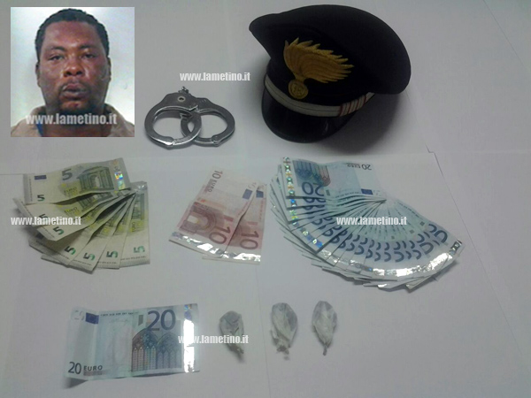 Lamezia: Arrestato 28enne nigeriano per spaccio