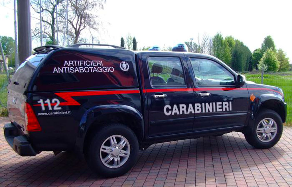 Ordigno inesploso trovato vicino ad un'azienda a Cetraro