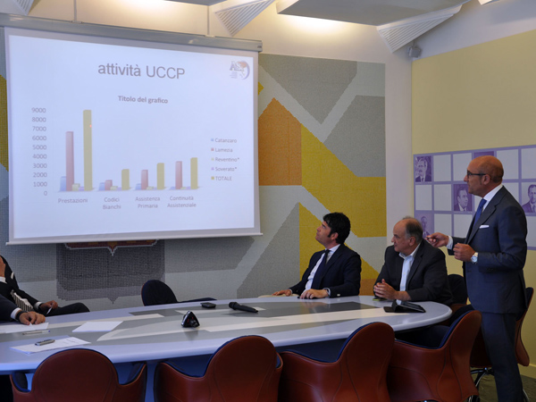 Calabria: AspCz presenta i primi dati sulle attività extraospedaliere