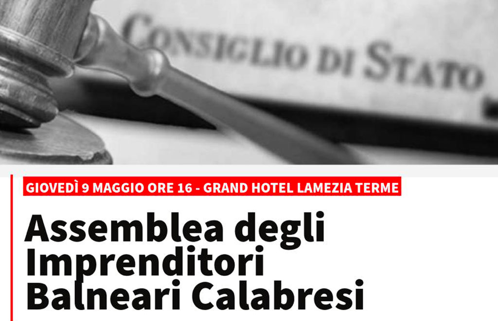 Concessioni balneari, a Lamezia assemblea degli imprenditori calabresi