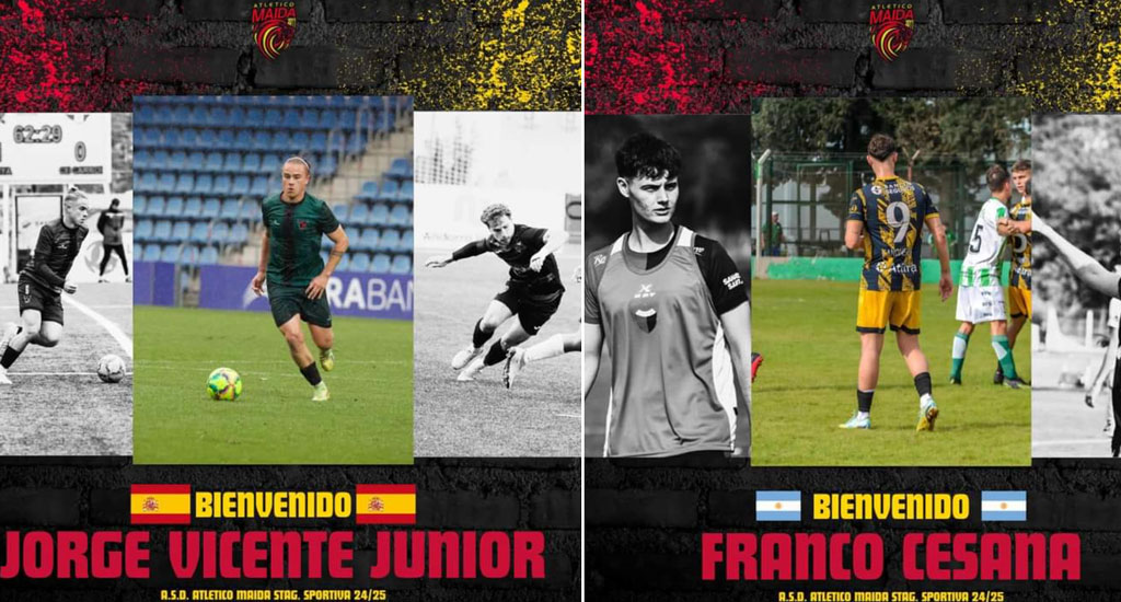 Promozione, uno spagnolo e un argentino completano il parco over dell'Atletico Maida
