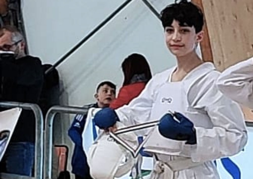 Lamezia, atleta Valentino Gigliotti medaglia di bronzo ai campionati italiani di karate a Rimini