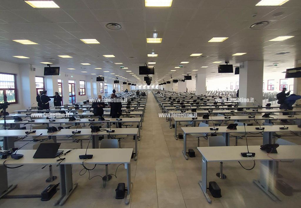 Topi e freddo nell'aula bunker di Lamezia, problemi segnalati da presidente collegio Rinascita Scott