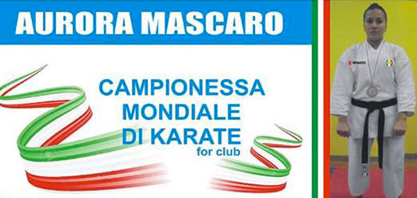 Karate, Aurora Mascaro medaglia d'argento al Gran Premio d'Italia