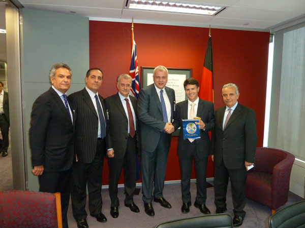 Calabria: Consiglio Regionale incontra ministro australiano Victor Dominello