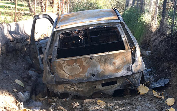 Allevatore scomparso nel crotonese, indagini su auto trovata incendiata