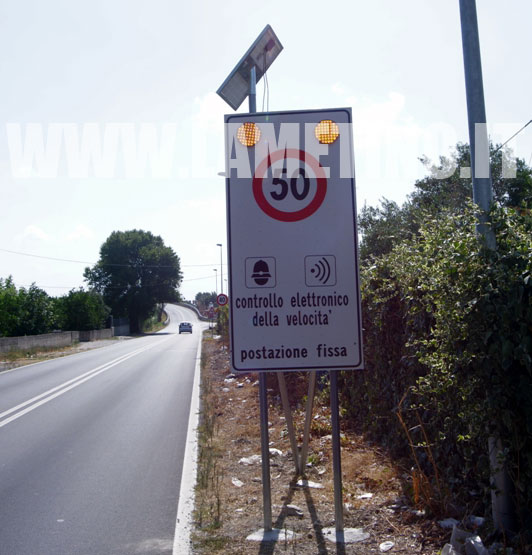 Lamezia, la Provincia installa autovelox a Sant'Eufemia Vetere