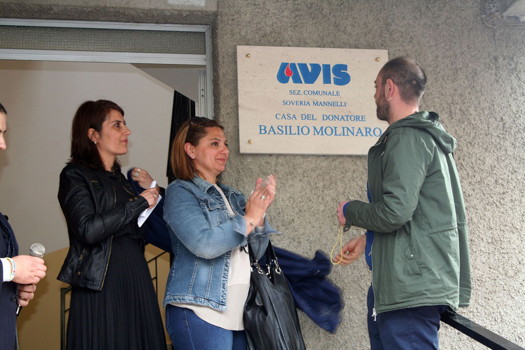 Avis Soveria Mannelli compie 40 anni: inaugurata casa del donatore “Basilio Molinaro”