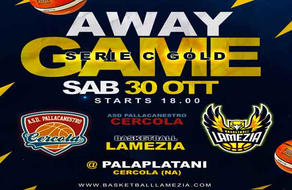 Domenica la quarta giornata del campionato di Serie C Gold per la Basketball Lamezia