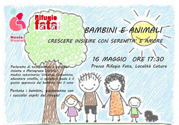 Bambini e animali, sabato al Rifugio Fata