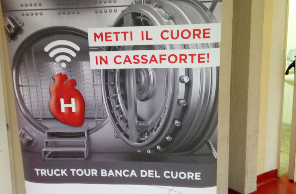 Dal 6 aprile riparte tour 'Banca del cuore', tappa anche a Lamezia per screening gratuito prevenzione cardiovascolare