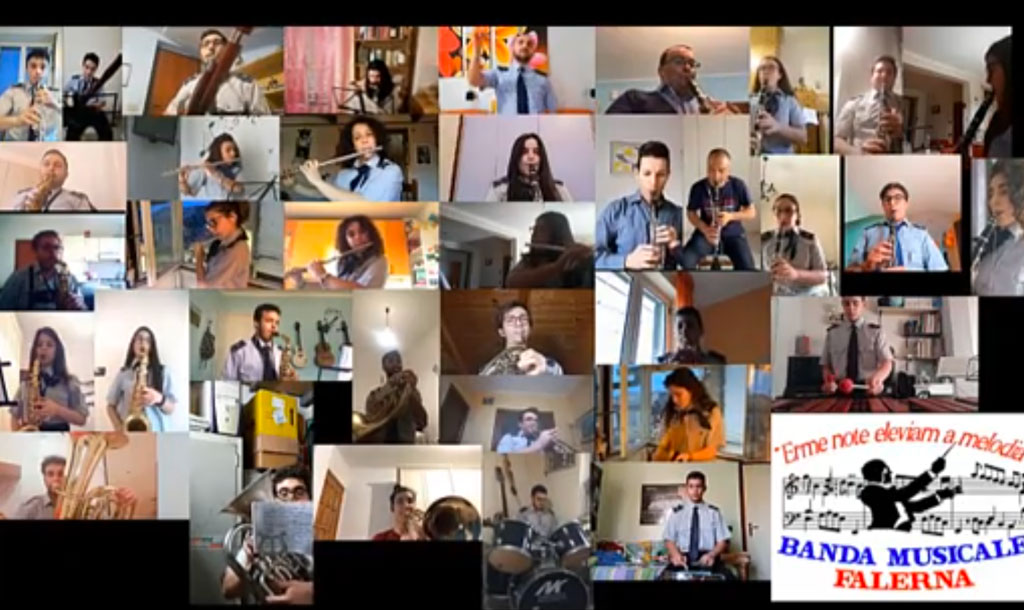 Per il 25 aprile concerto virtuale della Banda musicale città di Falerna 