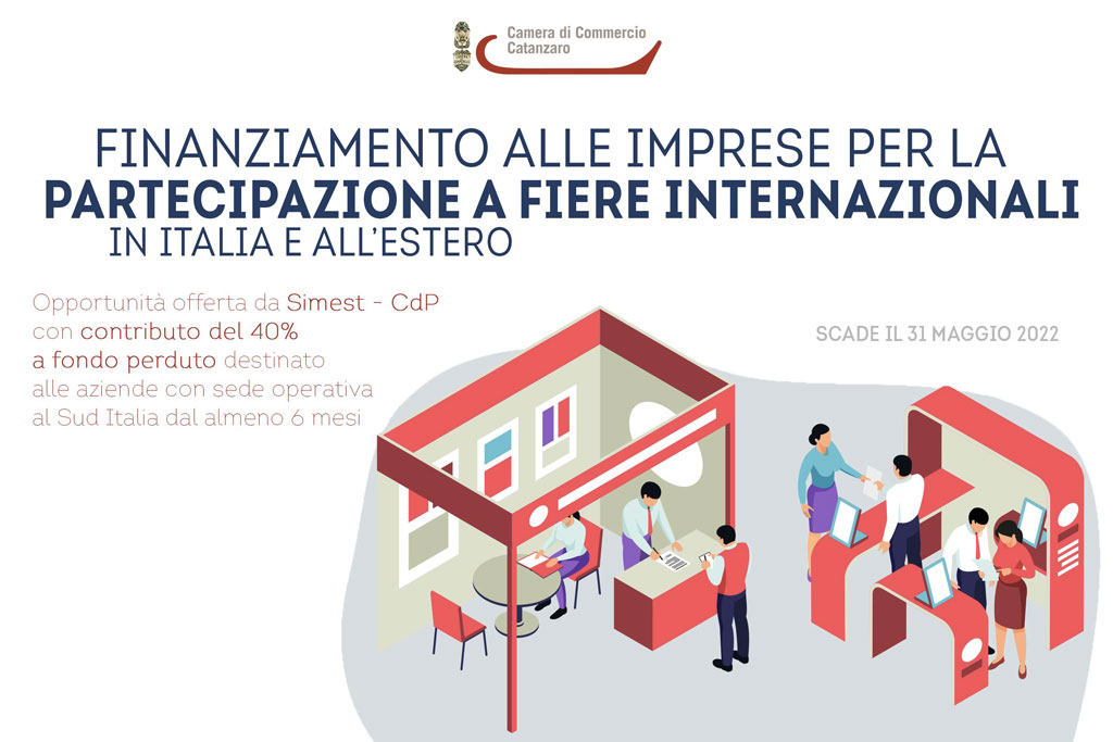 Fiere internazionali, Camera Commercio Catanzaro a supporto del settore