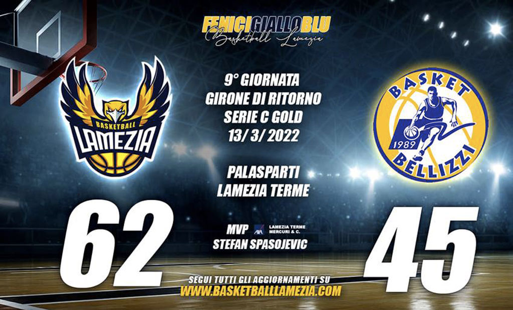 Basketball Lamezia vince la gara contro A.D. Basket Bellizzi