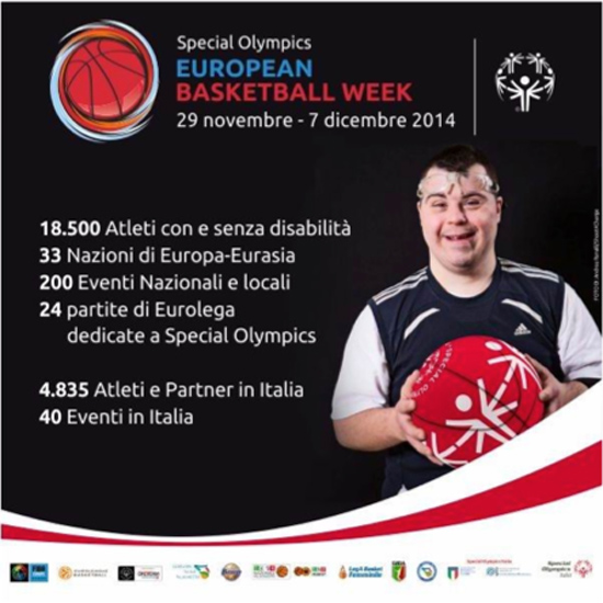 Special Olympics: Lucky Friends e Virtus Lamezia insieme per l'european Basketball Week