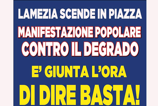 Lamezia, costituito comitato "Basta degrado": il 17 novembre manifestazione popolare