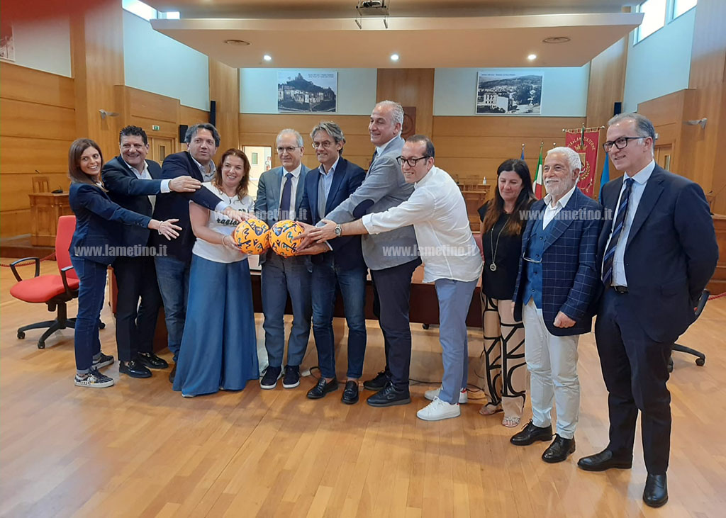 Lamezia, presentato il campionato Serie B regionale di beach soccer si