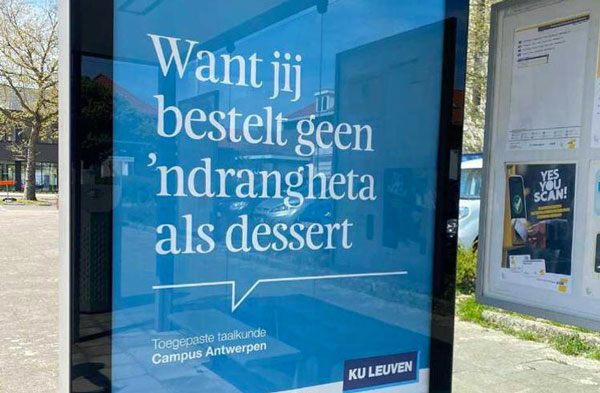 "‘Ndrangheta per dessert", Università di Leuven in Belgio ritira la campagna
