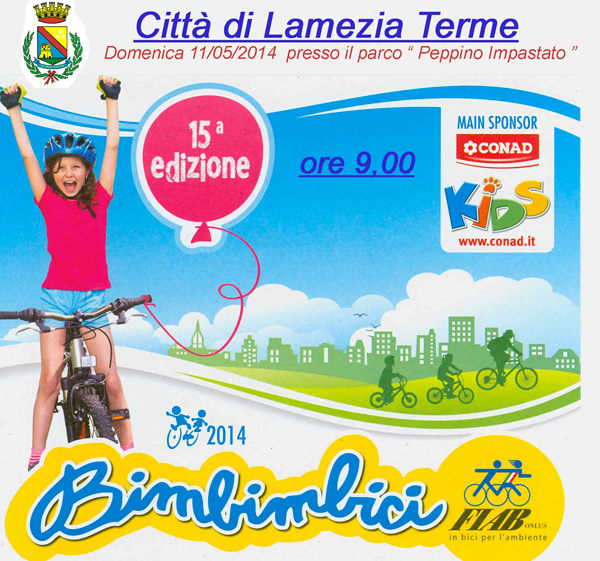 Lamezia: Manifestazione Bicincittà e Bimbinbici domenica 11 maggio