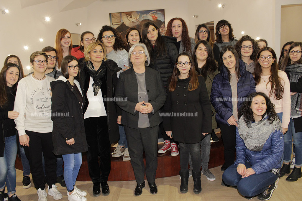 Lamezia, liceo Campanella al convegno "Legalità: una svolta per tutte" con Rosy Bindi