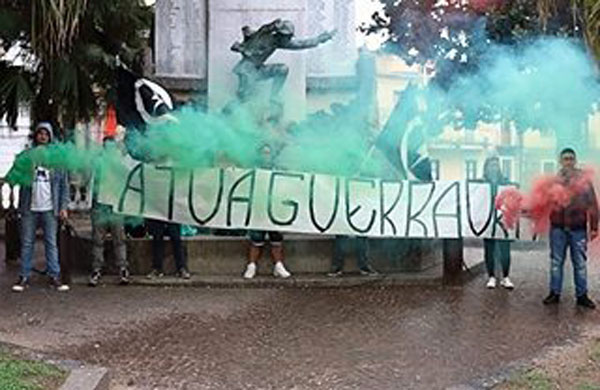 Anche a Lamezia Sit-in del Blocco Studentesco per ricordare la presa di Roma