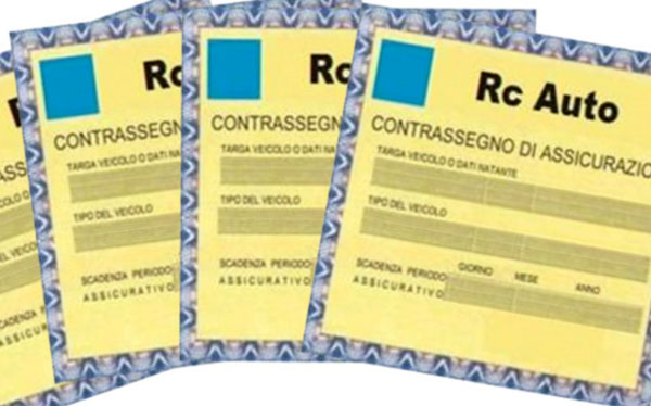 Rc auto: in Calabria premi più alti nonostante calo del 27,75%