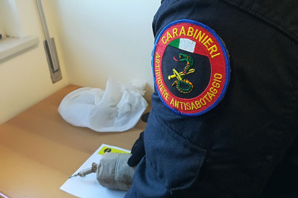 Trovato ordigno artigianale nella locride