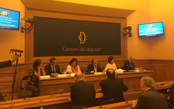 Forza Italia propone referendum su regionalismo differenziato in tutta Italia a partire dalla Calabria 