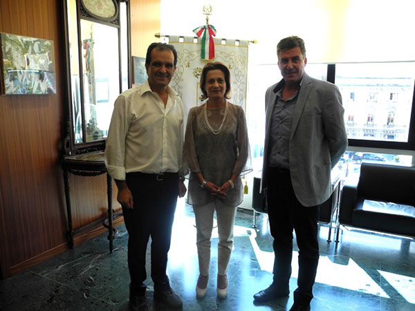 Enzo Bruno incontra delegata Coni Cinzia Sandulli 