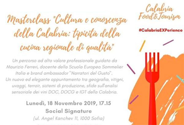 I piatti tipici della cucina calabrese protagonisti in Bulgaria