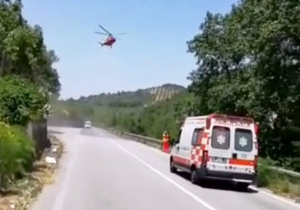Cade da un muretto di 4 metri, soccorsa 75enne a Borgia - VIDEO