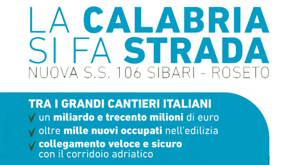 Oliverio domani a Trebisacce per presentare progetto "La Calabria si fa strada. Nuova SS106 Sibari-Roseto"