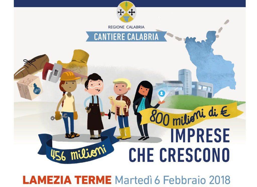 Lamezia, nuova tappa di Cantiere Calabria: il 6 incontro "Imprese che crescono" con De Vincenti