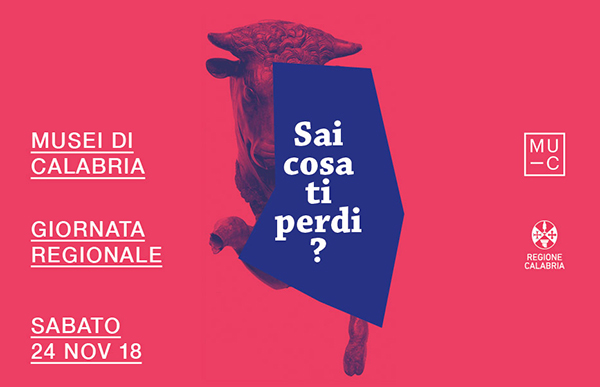 La prima giornata regionale dei musei di Calabria il 24 novembre 