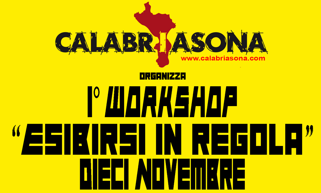 "Esibirsi in regola", il 10 novembre workshop a Lamezia per gli artisti calabresi
