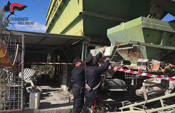 Sequestrato impianto di calcestruzzo nel cosentino, una denuncia