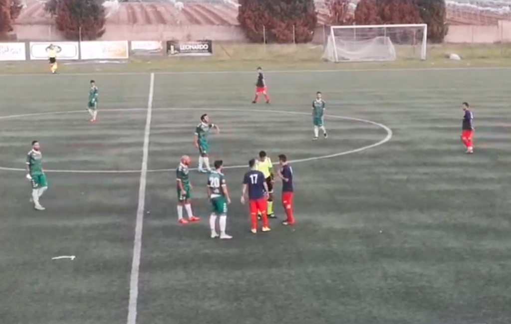 1-1 esterno della Vigor Lamezia Calcio 1919. Biancoverdi raggiunti al 33' dal Gallico Catona