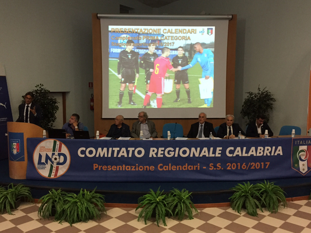 Calcio, presentati calendari 2016/2017 Prima Categoria