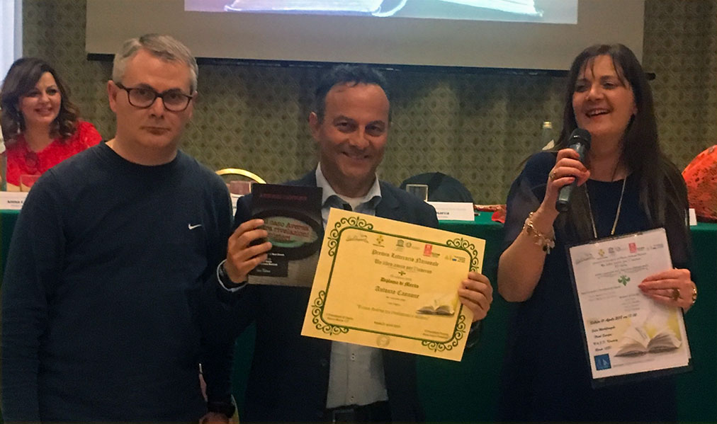 Diploma di merito per “Il caso Aversa tra rivelazioni e misteri” di Antonio Cannone, finalista al Premio nazionale “Un libro amico per l'inverno” 